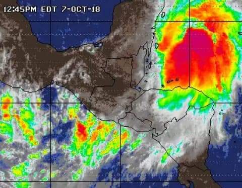 ATENCIÓN: Se formó tormenta tropical Michael con posibilidad de convertirse en Huracán este lunes